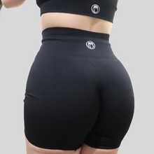 Load image into Gallery viewer, Black Ribbed Lounge Shorts
